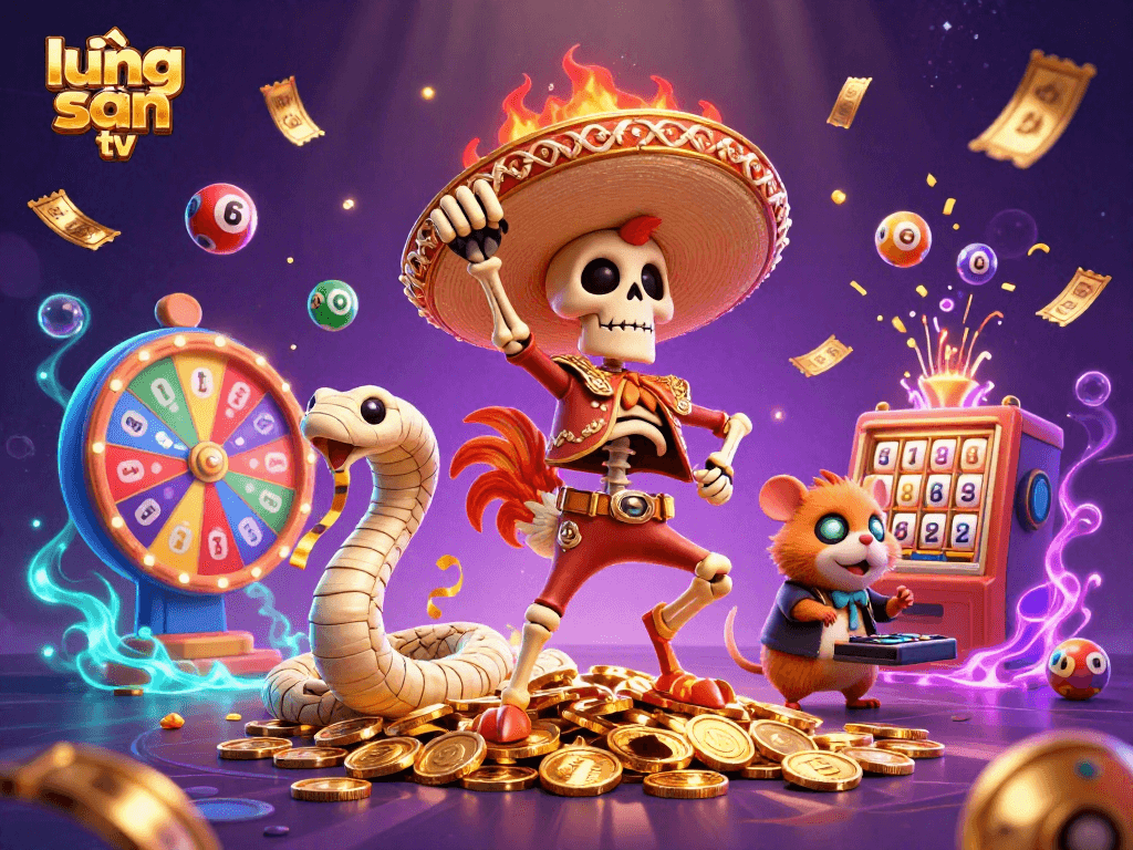 Experience thrilling dynamics of lương sơn tv with vibrant lottery balls and engaging characters.