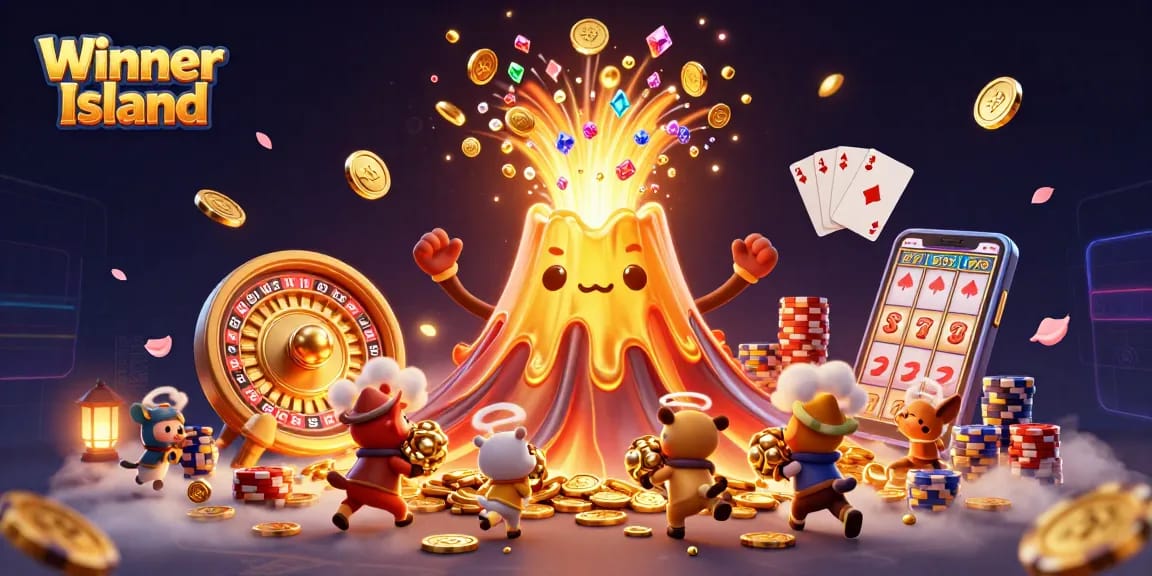 Experience excitement at Winner Island casino with treasures and dynamic gaming elements.
