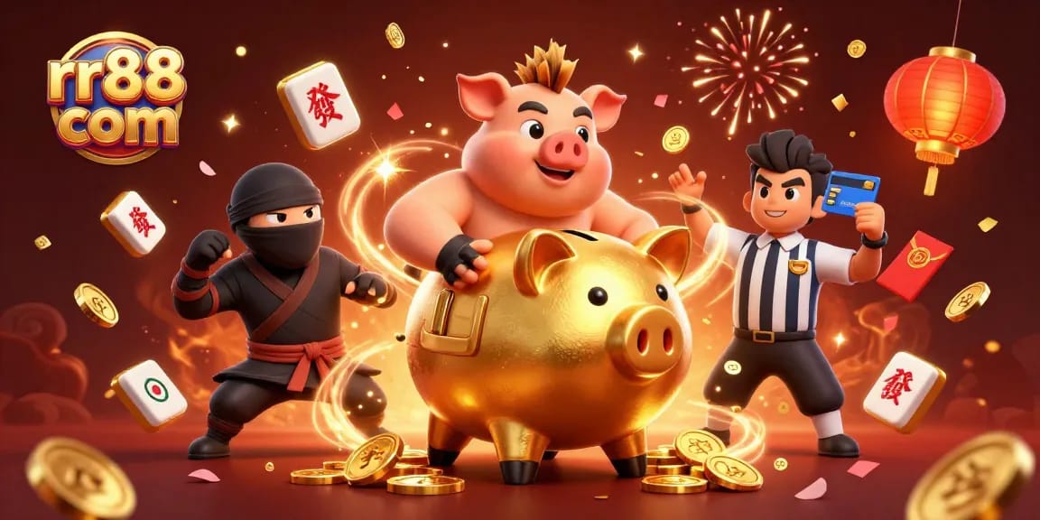 Experience thrilling gameplay at rr88 com with a vibrant 3D casino illustration featuring dynamic characters and elements.