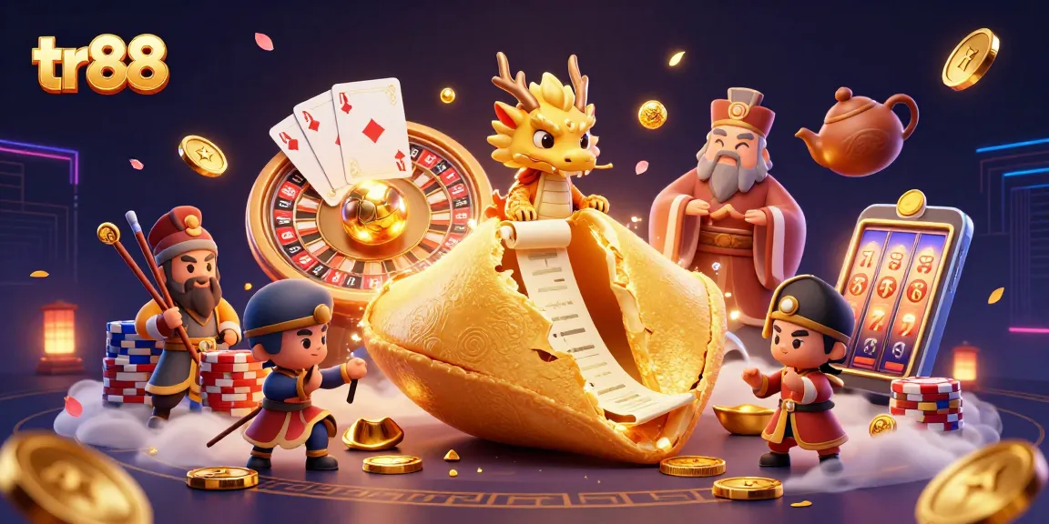 Experience thrilling gameplay at tr88 with golden coins and treasure in an exciting online casino scene.