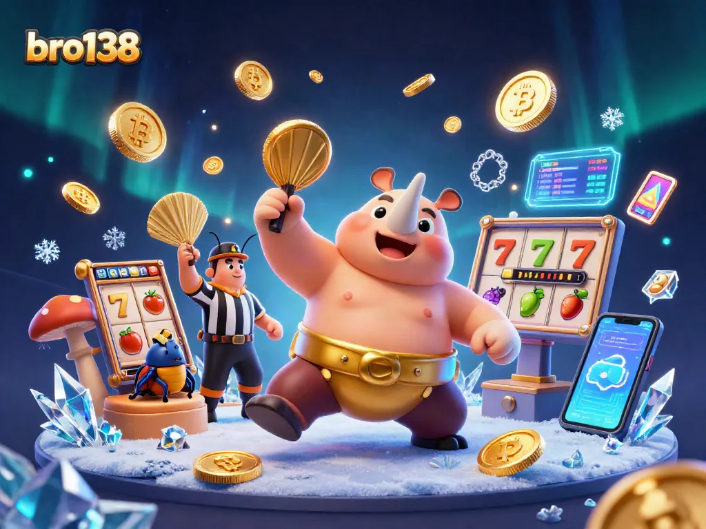 Experience the thrilling excitement of bro138 with a vibrant 3D casino showdown featuring unique characters.