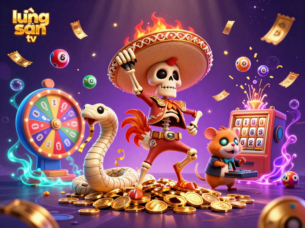 Experience thrilling dynamics of lương sơn tv with vibrant lottery balls and engaging characters.