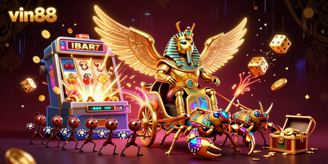 Experience vin88 with an ultra-detailed casino scene showcasing vivid characters and dynamic gaming elements.