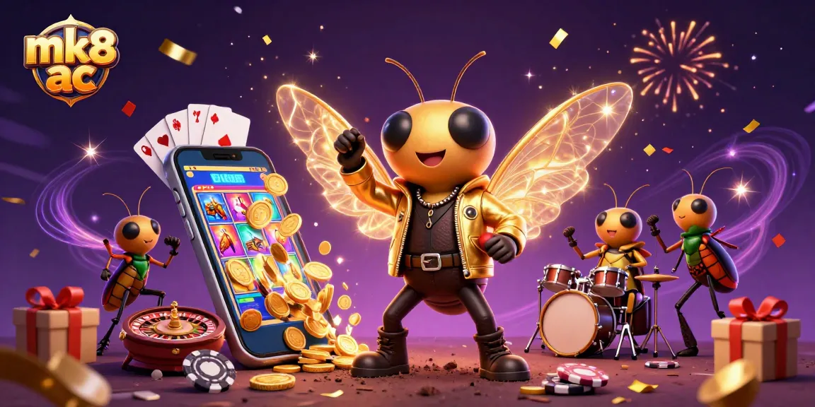 Experience the thrill of jackpots with mk8 ac, featuring vibrant slot games and dynamic characters in a thrilling casino scene.