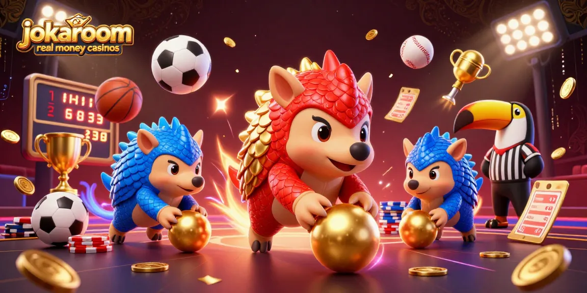Experience the excitement of jokaroom real money casinos with dynamic pangolin rivals in a rich casino-themed scene.
