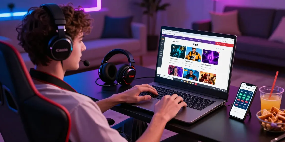 Exciting online gambling experience at TRANG CHỦ XN88 showcasing user-friendly interface and vibrant gaming setup.