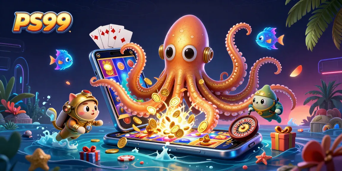 Experience thrilling slots at PS99 with games and golden treasures in an underwater adventure.