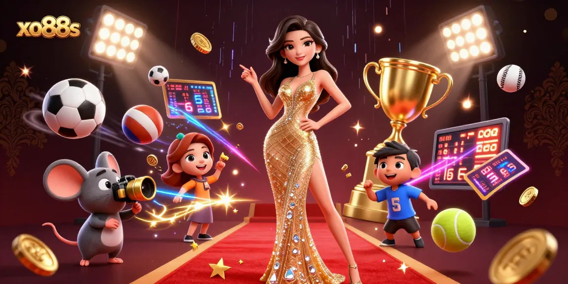 Experience the excitement at xo88s with dynamic sports betting elements and a glamorous casino atmosphere.