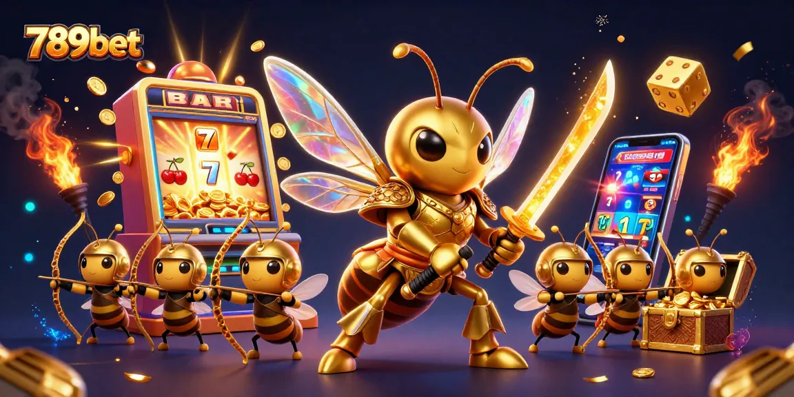 Win big at 789bet with an exciting dynamic casino scene featuring a golden hornet and rich gaming elements.